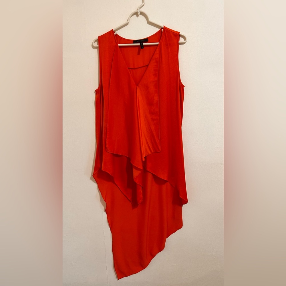 BCBG Maxazria burn orange women dress size M